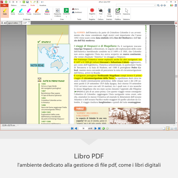 ePico - ambiente Libro PDF - dedicato alla gestione dei file pdf e libri digitali