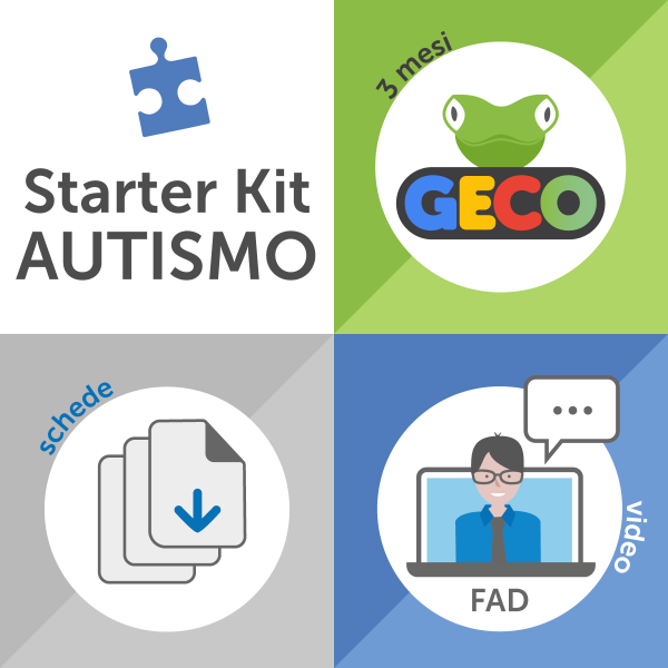 Starter Kit Autismo - Geco per tre mesi, video e materiali