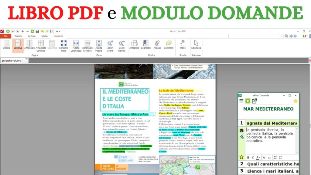 Libro PDF e Modulo domande