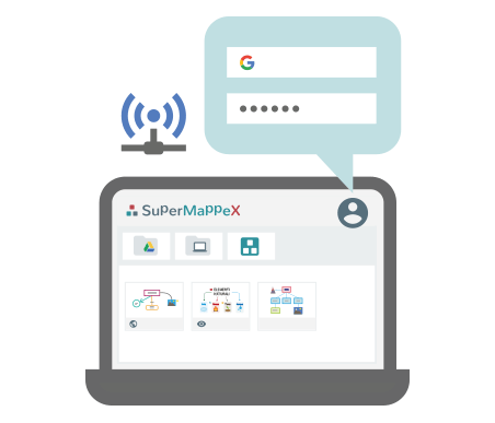SupermappeX accedi alle mappe a scuola e a casa