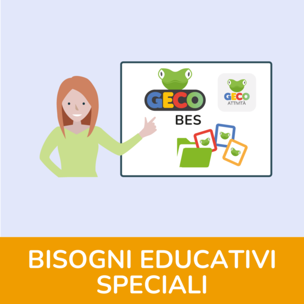 Logo corso Geco – Apprendimento, inclusione e intelligenza artificiale per studenti con BES – Ed. online