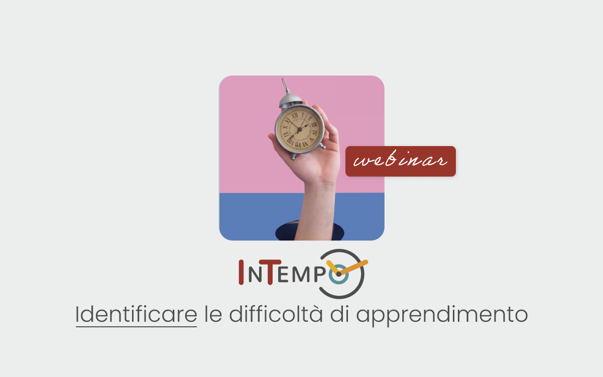 InTempo - identificare le difficoltà di apprendimento