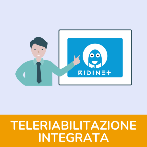 Logo corso ECM 50 crediti - La teleriabilitazione integrata con la piattaforma RIDInet - 4° Edizione