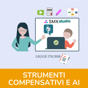 Logo corso ECM - DSA e nuove tecnologie: connessione tra compensazione e potenziamento passando per l'AI - Ed. online