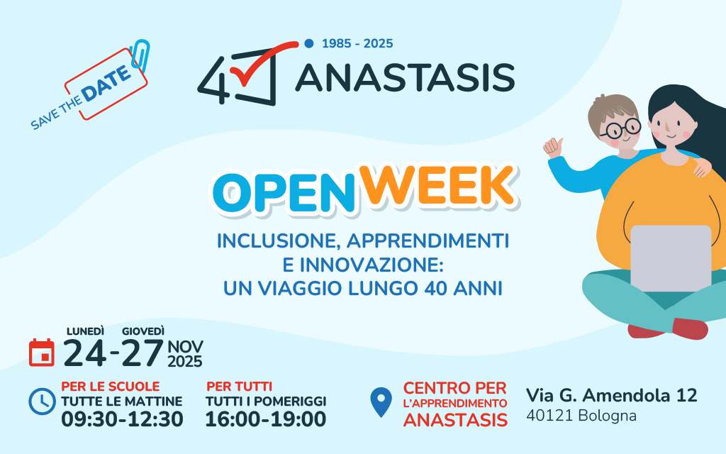 Locandina dell'Open Week di Anastasis