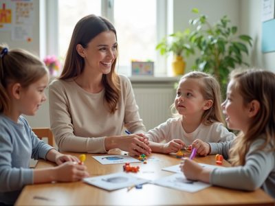 Locandina del webinar: "Linguaggio e apprendimento: quando e come la Logopedia accompagna il percorso scolastico"