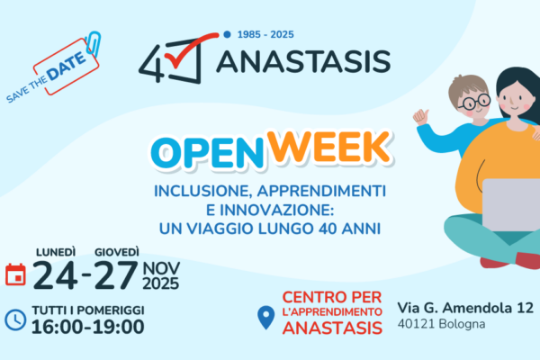 Locandina dell'Open Week di Anastasis