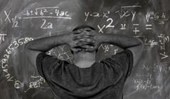 Ragazzo con difficoltà nella matematica