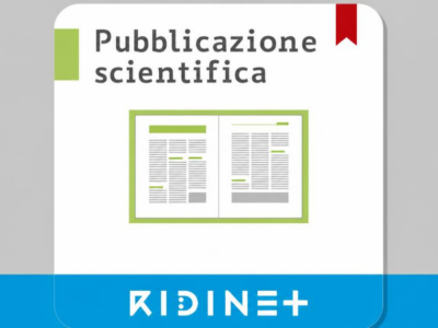 Copertina di una pubblicazione scientifica con icona di documento a due colonne e logo RIDInet in basso.
